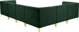 Alina Velvet Modular Sectional Sofa – Modern Deep Channel Tufting, Custom Configurations & Comfort