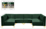 Alina Velvet Modular Sectional Sofa – Modern Deep Channel Tufting, Custom Configurations & Comfort