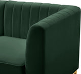 Alina Velvet Modular Sectional Sofa – Modern Deep Channel Tufting, Custom Configurations & Comfort