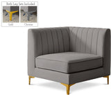 Alina Modular Corner Chair - Stylish Contemporary Design with Deep Channel Tufting for Comfort