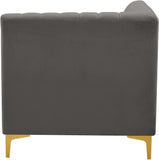 Alina Modular Corner Chair - Stylish Contemporary Design with Deep Channel Tufting for Comfort