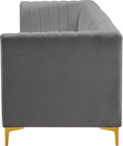 Alina Velvet Modular Sofa: Luxurious Deep Channel Tufting for Modern Comfort and Custom Configurations