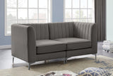 Alina Velvet Modular Sofa: Luxurious Deep Channel Tufting for Modern Comfort and Custom Configurations