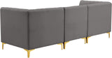 Alina Velvet Modular Sofa: Luxurious Deep Channel Tufting for Modern Comfort and Custom Configurations
