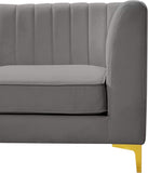 Alina Velvet Modular Sectional Sofa – Elegant Deep Channel Tufting, Custom Configurations & Comfort