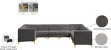 Alina Velvet Modular Sectional Sofa – Elegant Deep Channel Tufting, Custom Configurations & Comfort
