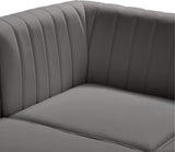 Alina Velvet Modular Sectional Sofa – Elegant Deep Channel Tufting, Custom Configurations & Comfort