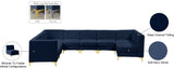 Alina Velvet Modular Sectional Sofa with Deep Channel Tufting for Modern Home Comfort & Style