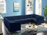 Alina Velvet Modular Sectional Sofa with Deep Channel Tufting for Modern Home Comfort & Style