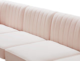 Alina Modular Corner Chair - Stylish Contemporary Design with Deep Channel Tufting for Comfort