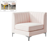 Alina Modular Corner Chair - Stylish Contemporary Design with Deep Channel Tufting for Comfort
