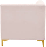Alina Modular Corner Chair - Stylish Contemporary Design with Deep Channel Tufting for Comfort