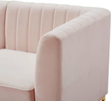 Alina Modular Corner Chair - Stylish Contemporary Design with Deep Channel Tufting for Comfort