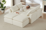 DERVAL 101" 6-Seater Sofa