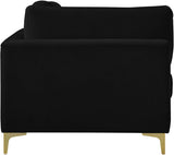 Julia Modular Corner Chair - Cozy Velvet Seating with Custom Gold & Chrome Legs for Modern Living Spaces