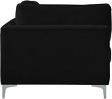 Julia Modular Corner Chair - Cozy Velvet Seating with Custom Gold & Chrome Legs for Modern Living Spaces