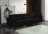 Julia Contemporary Modular Sofa - Soft Velvet Comfort with Customizable Gold & Chrome Legs