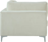 Julia Modular Corner Chair - Cozy Velvet Seating with Custom Gold & Chrome Legs for Modern Living Spaces