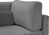 Julia Modular Corner Chair - Cozy Velvet Seating with Custom Gold & Chrome Legs for Modern Living Spaces