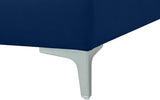 Julia Modular Corner Chair - Cozy Velvet Seating with Custom Gold & Chrome Legs for Modern Living Spaces