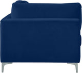 Julia Modular Corner Chair - Cozy Velvet Seating with Custom Gold & Chrome Legs for Modern Living Spaces