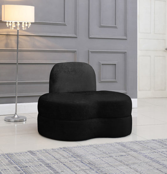 Mitzy Velvet Chair - Elegant Kidney-Shaped Design for Contemporary Spaces, Perfect for Relaxation