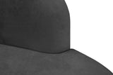 Mitzy Contemporary Loveseat – Elegant Kidney-Shaped Design for Modern Living Spaces and Comfort