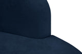 Mitzy Contemporary Loveseat – Elegant Kidney-Shaped Design for Modern Living Spaces and Comfort