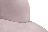 Mitzy Contemporary Loveseat – Elegant Kidney-Shaped Design for Modern Living Spaces and Comfort