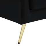 Lips Velvet Chair - Luxurious Boudoir-Inspired Design with Gold Metal Legs for Modern Living Spaces
