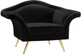 Lips Velvet Chair - Luxurious Boudoir-Inspired Design with Gold Metal Legs for Modern Living Spaces