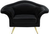 Lips Velvet Chair - Luxurious Boudoir-Inspired Design with Gold Metal Legs for Modern Living Spaces