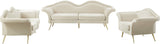 Lips Velvet Chair - Luxurious Boudoir-Inspired Design with Gold Metal Legs for Modern Living Spaces