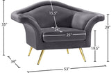 Lips Velvet Chair - Luxurious Boudoir-Inspired Design with Gold Metal Legs for Modern Living Spaces