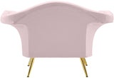 Lips Velvet Chair - Luxurious Boudoir-Inspired Design with Gold Metal Legs for Modern Living Spaces