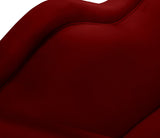 Lips Velvet Chair - Luxurious Boudoir-Inspired Design with Gold Metal Legs for Modern Living Spaces
