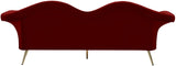 Lips Velvet Sofa - Stunning Contemporary Design with Elegant Gold Legs for Luxurious Living Room Style