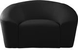 Riley Velvet Contemporary Chair - Elegant Design for Modern Living Spaces with Cloud-Like Comfort