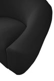 Riley Velvet Contemporary Chair - Elegant Design for Modern Living Spaces with Cloud-Like Comfort