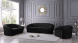 Riley Velvet Contemporary Chair - Elegant Design for Modern Living Spaces with Cloud-Like Comfort