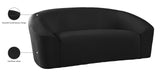 Riley Contemporary Loveseat in Soft Velvet - Modern Design for Stylish Living Rooms & Comfort