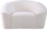 Riley Velvet Contemporary Chair - Elegant Design for Modern Living Spaces with Cloud-Like Comfort