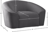 Riley Velvet Contemporary Chair - Elegant Design for Modern Living Spaces with Cloud-Like Comfort