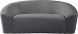 Riley Contemporary Loveseat in Soft Velvet - Modern Design for Stylish Living Rooms & Comfort