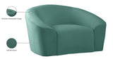Riley Velvet Contemporary Chair - Elegant Design for Modern Living Spaces with Cloud-Like Comfort