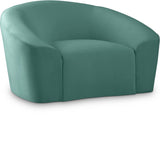 Riley Velvet Contemporary Chair - Elegant Design for Modern Living Spaces with Cloud-Like Comfort