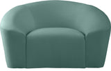 Riley Velvet Contemporary Chair - Elegant Design for Modern Living Spaces with Cloud-Like Comfort