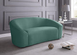 Riley Contemporary Loveseat in Soft Velvet - Modern Design for Stylish Living Rooms & Comfort