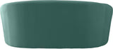 Riley Contemporary Loveseat in Soft Velvet - Modern Design for Stylish Living Rooms & Comfort