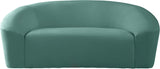 Riley Contemporary Loveseat in Soft Velvet - Modern Design for Stylish Living Rooms & Comfort